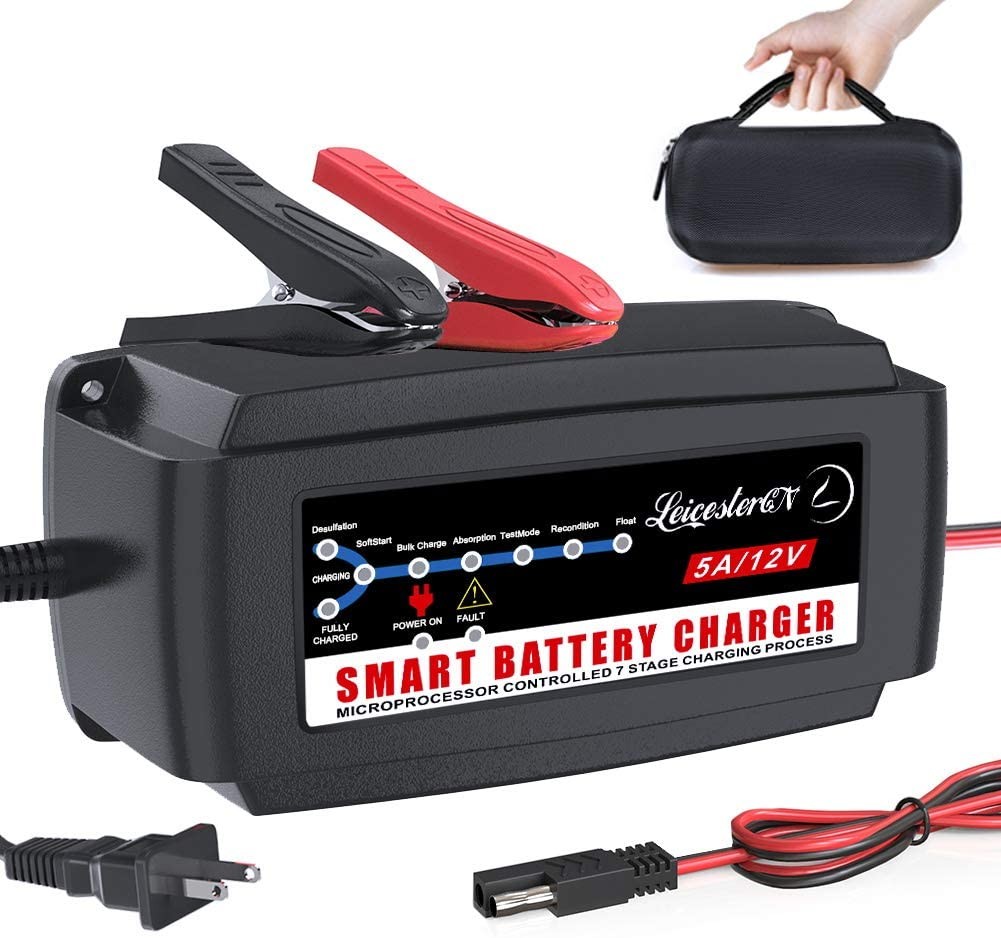 LST 12V 5A Automatic Battery Charger